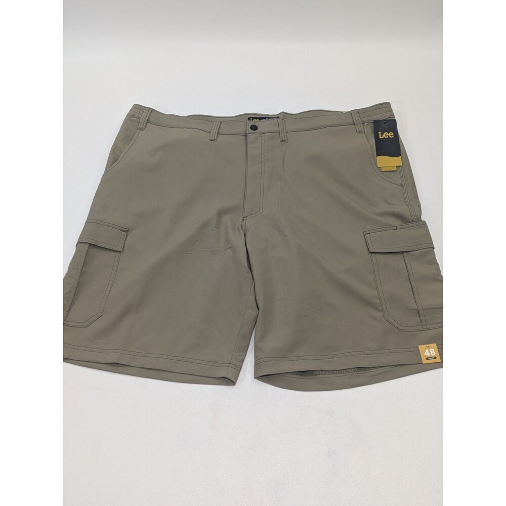 Lee Men's Cargo Shorts Khaki Size 48 Stretch Outdoor Utility